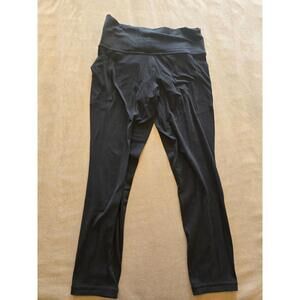 Athleta Salutation Stash ⅞ Black Tight (M)